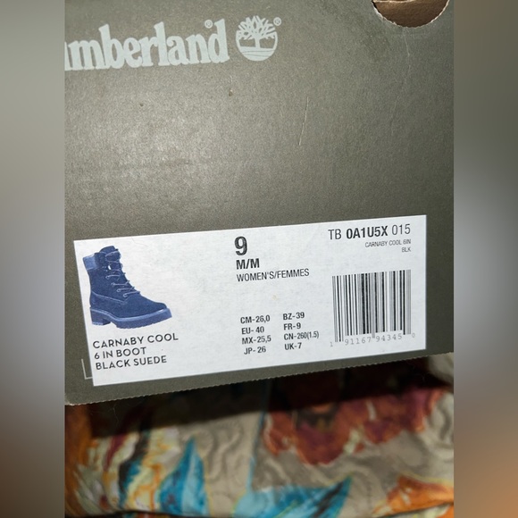 Timberland Carnaby cool 6 in boot black suede - Picture 2 of 2